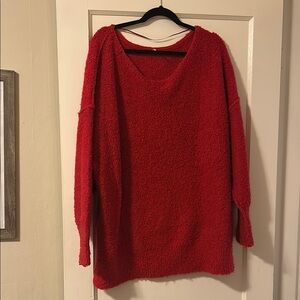 Free People EUC - Red Women's Sweater